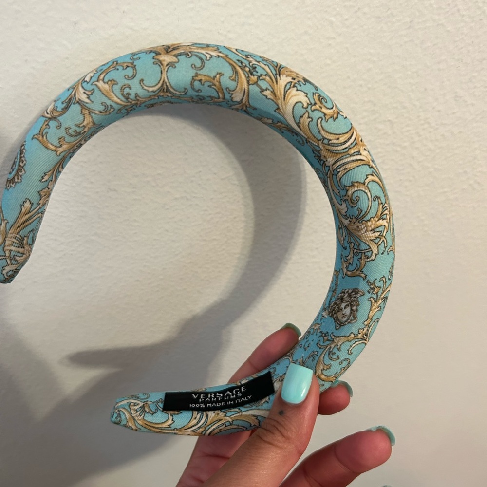 Versace headband.